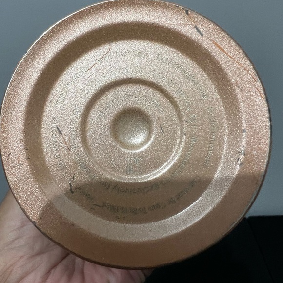 Dunkin Donuts 24oz Iridescent Stainless Sipper Orange Tumbler Cup Straw - Picture 3 of 6